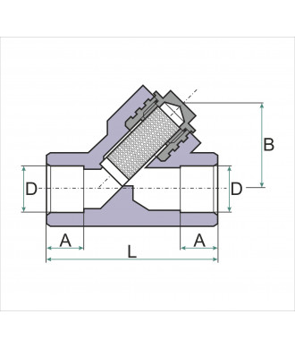 На фото Hi-Therm PP-R filter